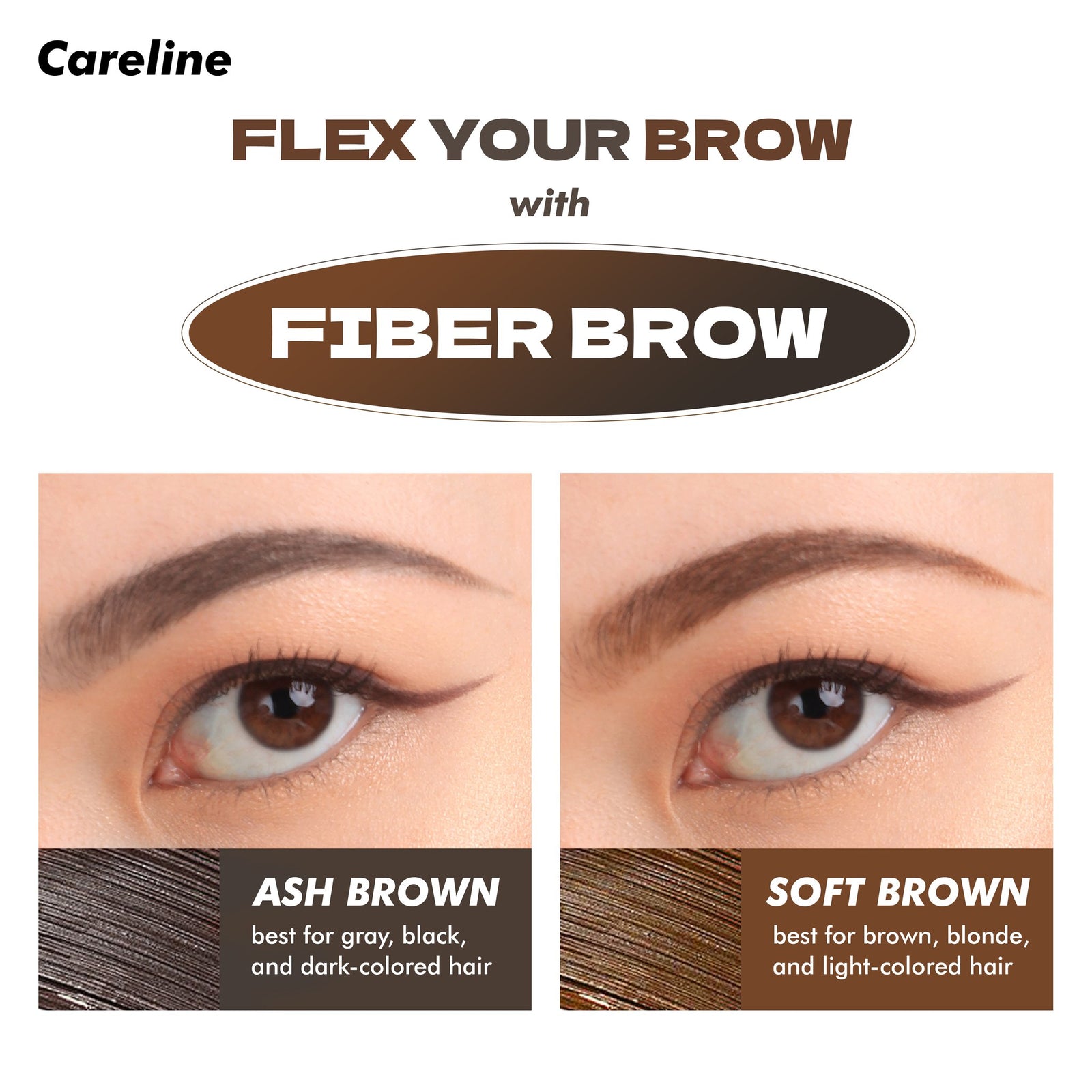 Careline Fiber Brow 1pc | Eyebrow, Liner and Mascara Careline Fiber Brow 1pc | Eyebrow, Liner and Mascara