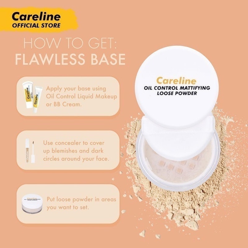 Careline Oil Control Mattifying Loose Powder 5.5g