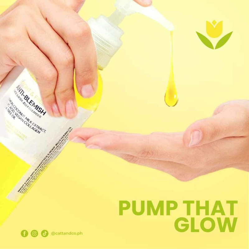 Catt & Co. Bright & Free Anti-Blemish Face & Body Jelly Cleanser 250ml