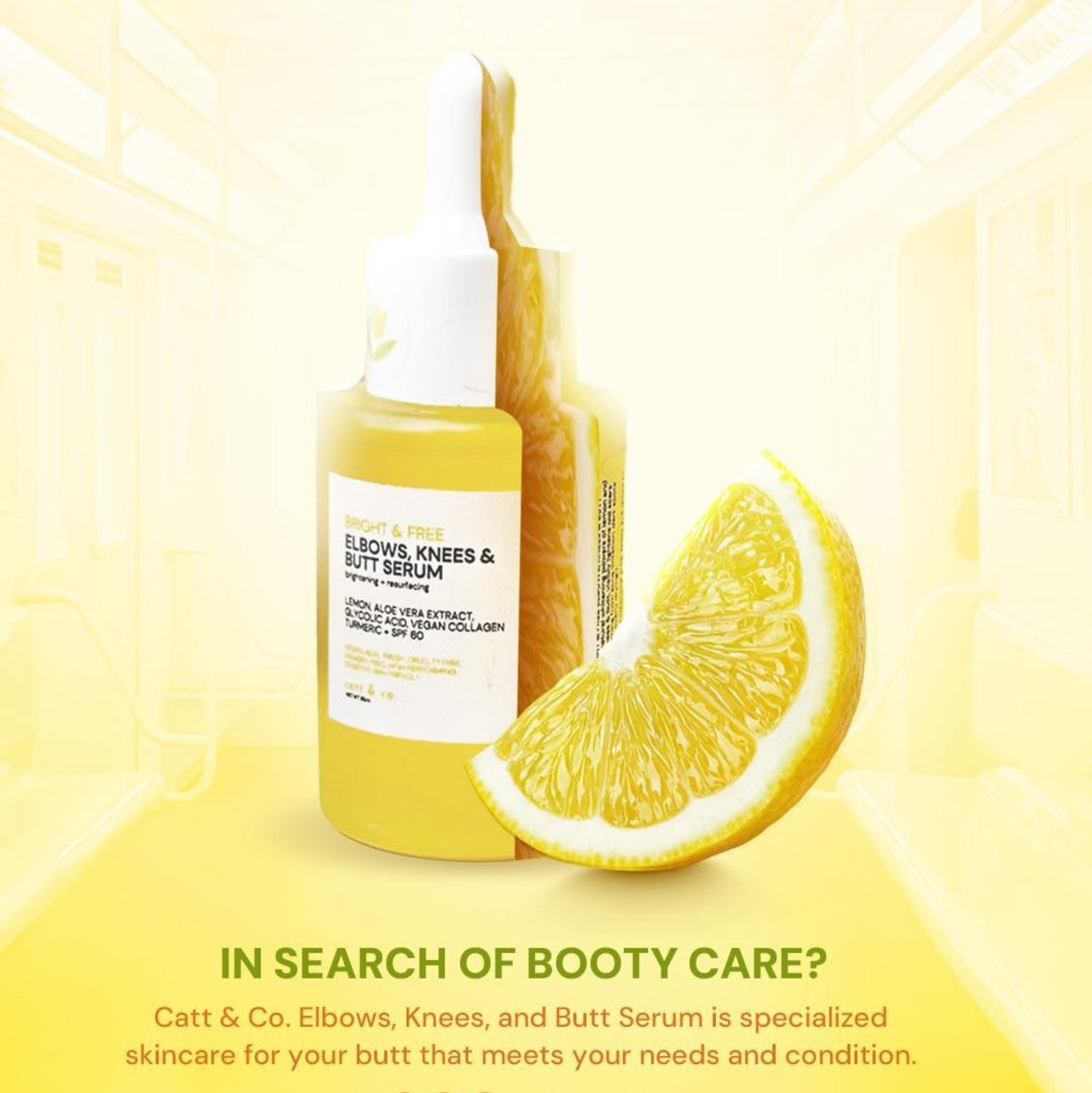 Catt & Co. Bright & Free Elbows, Knees & Butt Serum 30ml | Butt Butter, Cream and Serum Catt & Co. Bright & Free Elbows, Knees & Butt Serum 30ml | Butt Butter, Cream and Serum
