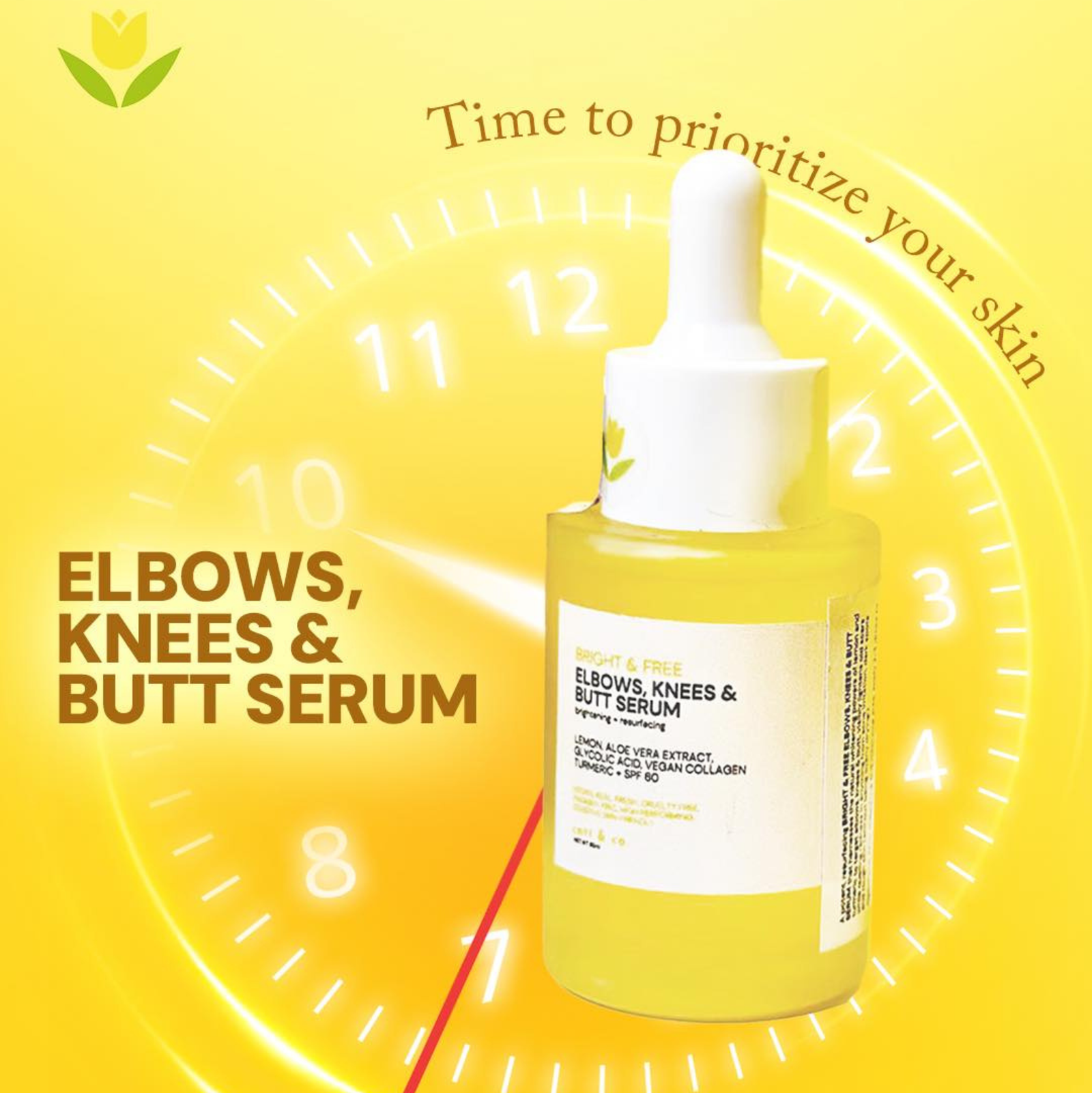 Catt & Co. Bright & Free Elbows, Knees & Butt Serum 30ml | Butt Butter, Cream and Serum Catt & Co. Bright & Free Elbows, Knees & Butt Serum 30ml | Butt Butter, Cream and Serum