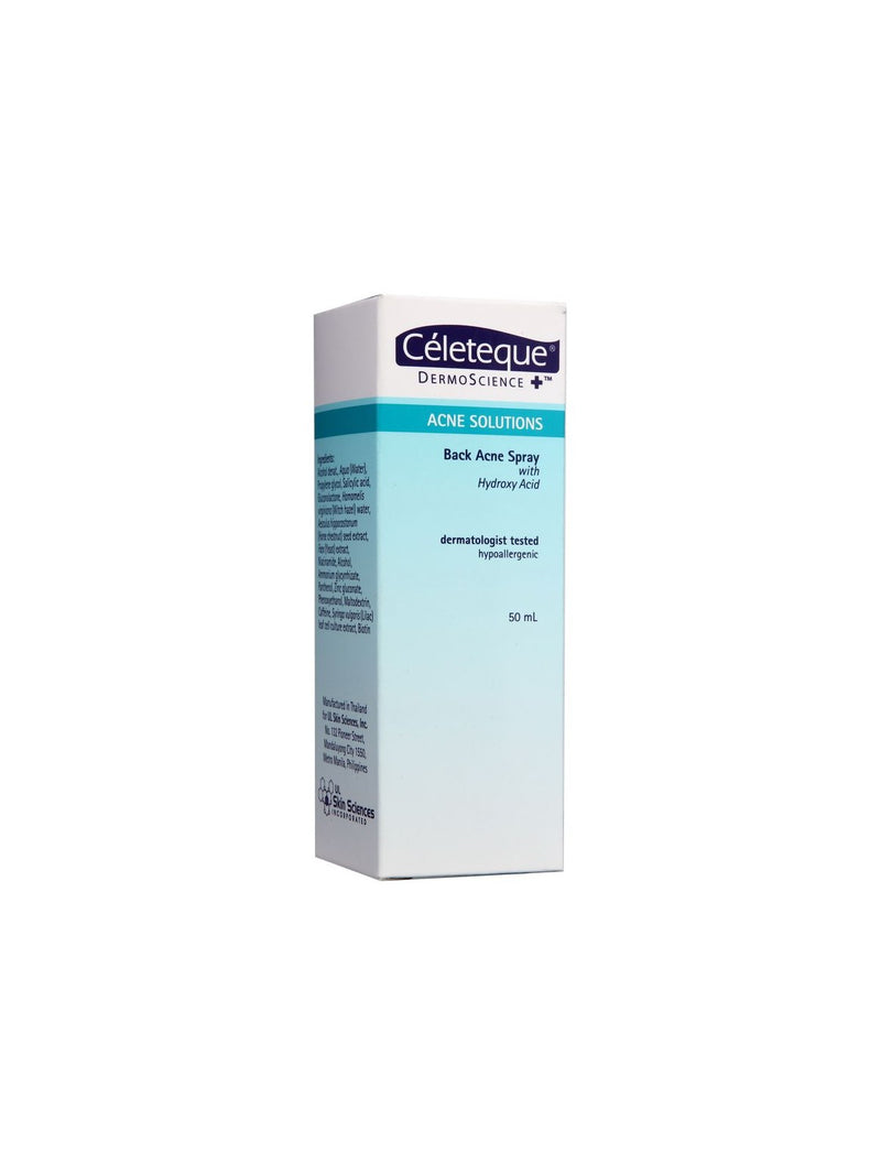 Celeteque Dermoscience Acne Solutions Back Acne Spray 50ml