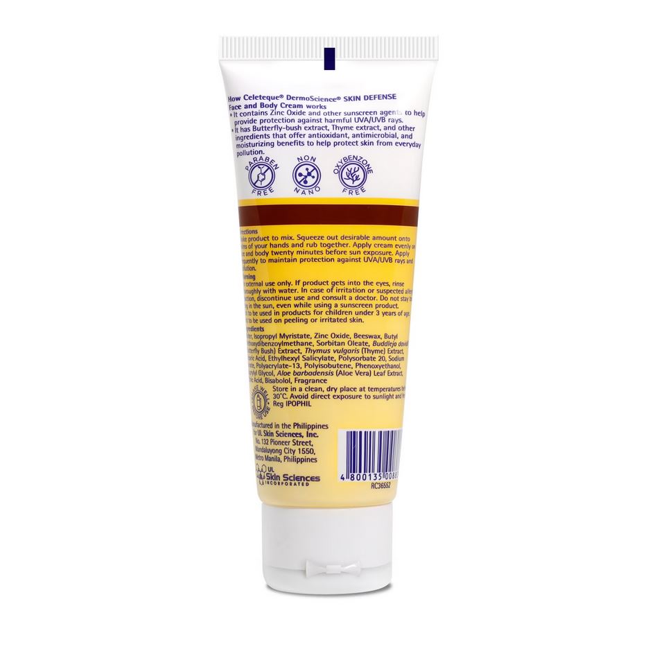 Celeteque Dermoscience Face & Body Daily Protection Cream SPF50 100ml | Sunscreen Celeteque Dermoscience Face & Body Daily Protection Cream SPF50 100ml | Sunscreen