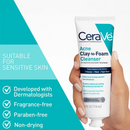 CeraVe Acne Clay-to-Foam Cleanser 118ml