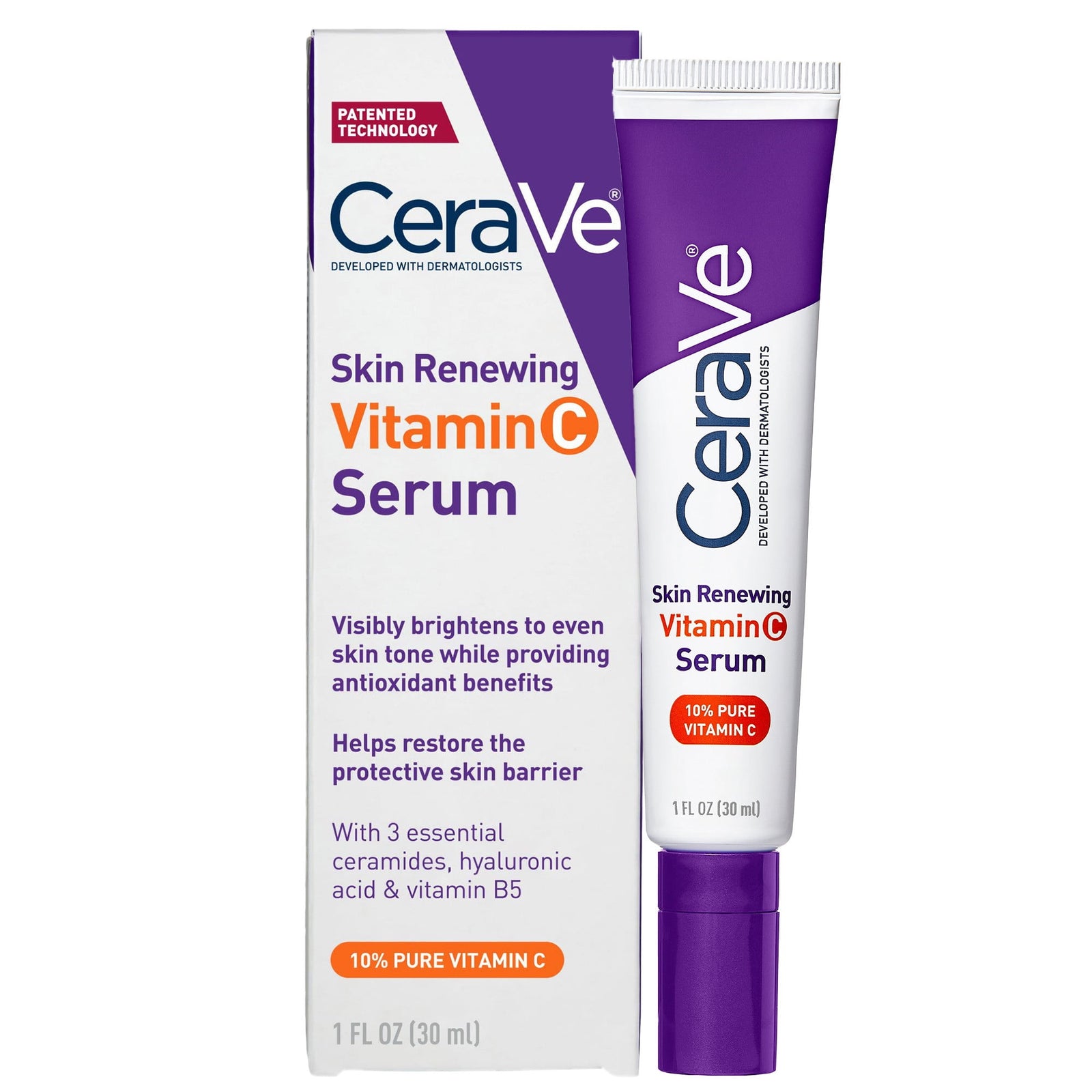 CeraVe Skin Renewing Vitamin C Serum with Hyaluronic Acid 30ml | Serum CeraVe Skin Renewing Vitamin C Serum with Hyaluronic Acid 30ml | Serum
