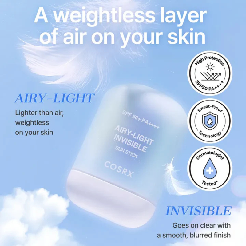 Cosrx Airy-Light Invisible Sun Stick 19g