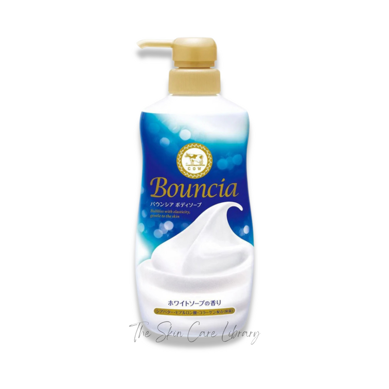 Cow Brand Bouncia Body Wash White Soap 480ml