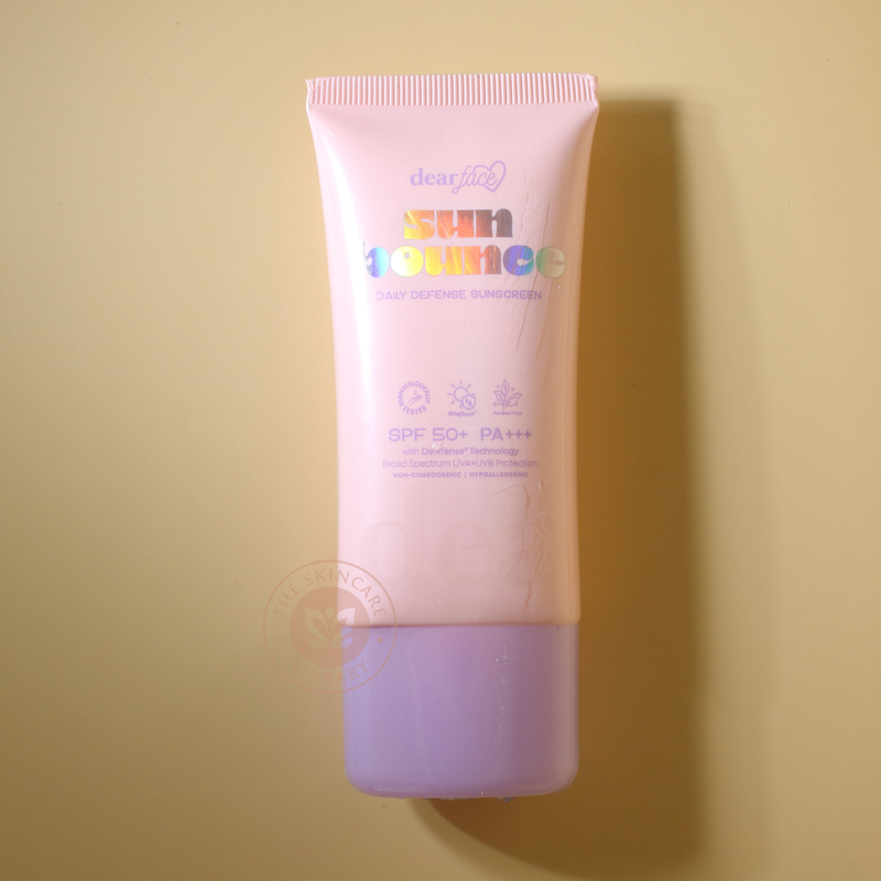 Dear Face Sunbounce Daily Defense Sunscreen SPF50