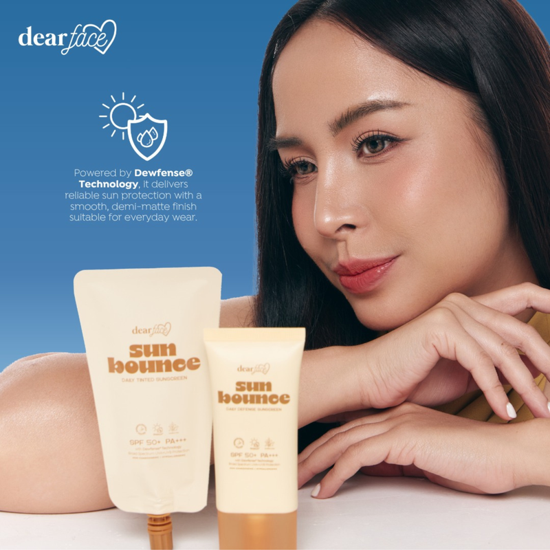 Dear Face Sunbounce Daily Tinted Sunscreen SPF50