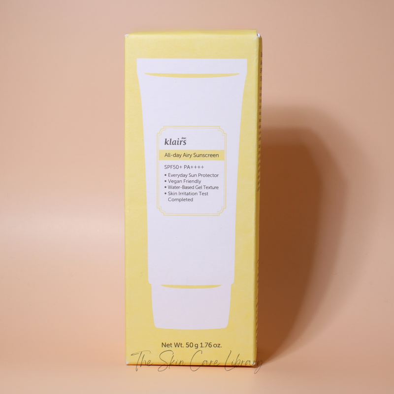 Dear, Klairs All-day Airy Sunscreen SPF50 50g
