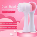 Double Side Silicone Facial Cleanser Brush 1pc