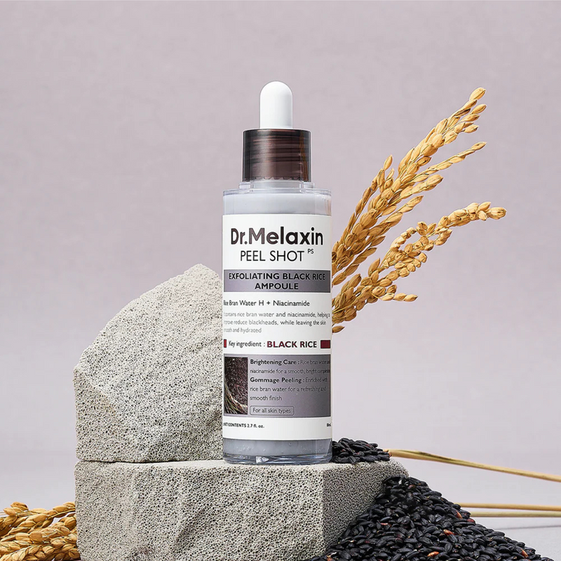 Dr. Melaxin Peel Shot Exfoliating Black Rice Ampoule 80ml