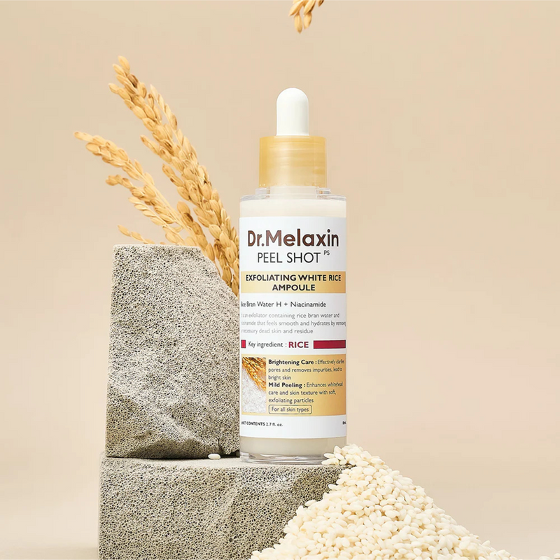Dr. Melaxin Peel Shot Exfoliating White Rice Ampoule 80ml