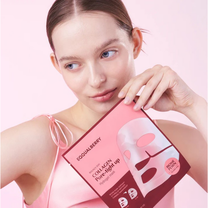 Eqqualberry Collagen Pore-Tight Up Hydrogel Mask