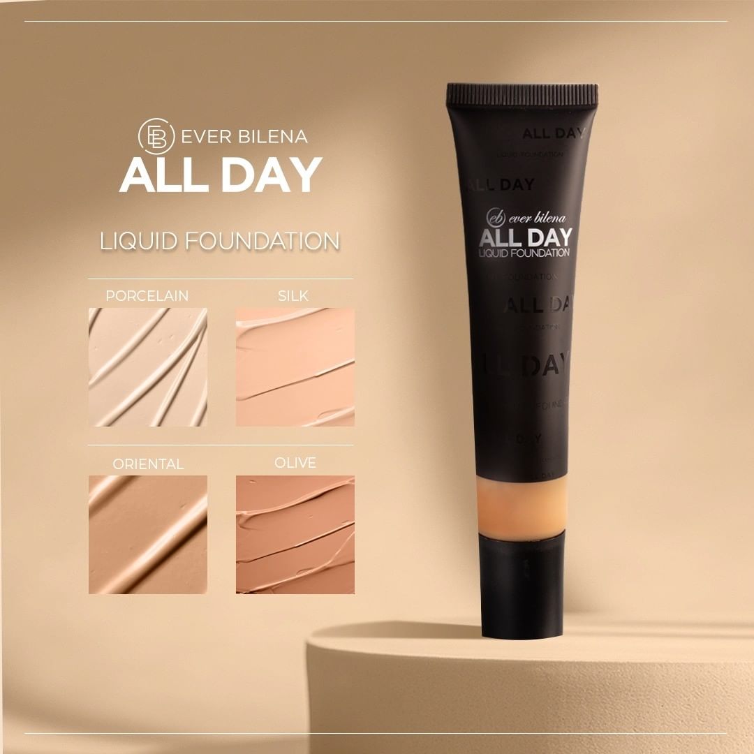Ever Bilena All Day Liquid Foundation SPF11 35g | Face Powder, BB Cream, CC Cream and Foundation Ever Bilena All Day Liquid Foundation SPF11 35g | Face Powder, BB Cream, CC Cream and Foundation