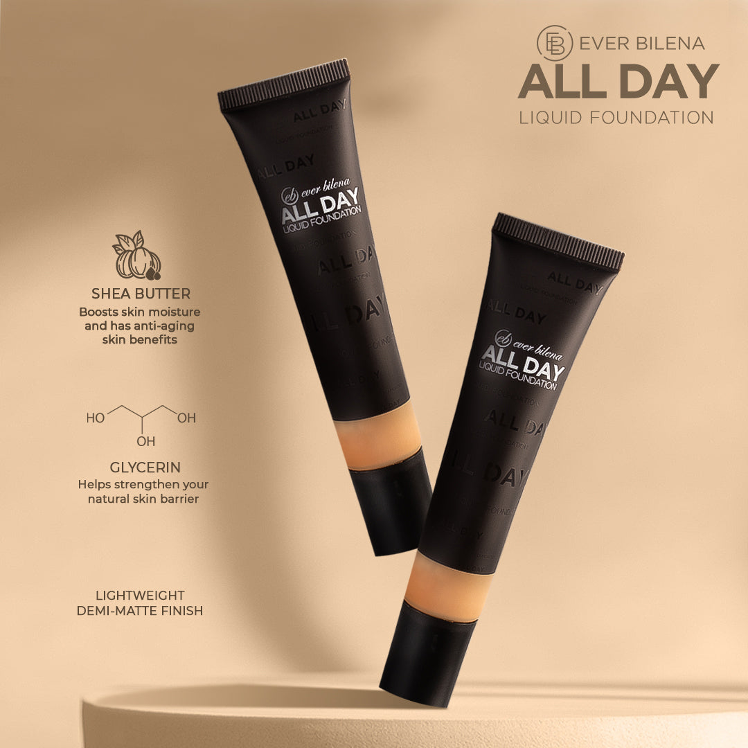 Ever Bilena All Day Liquid Foundation SPF11 35g | Face Powder, BB Cream, CC Cream and Foundation Ever Bilena All Day Liquid Foundation SPF11 35g | Face Powder, BB Cream, CC Cream and Foundation