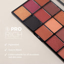 Ever Bilena Pro Rich 15 Shades Eyeshadow Palette 1pc
