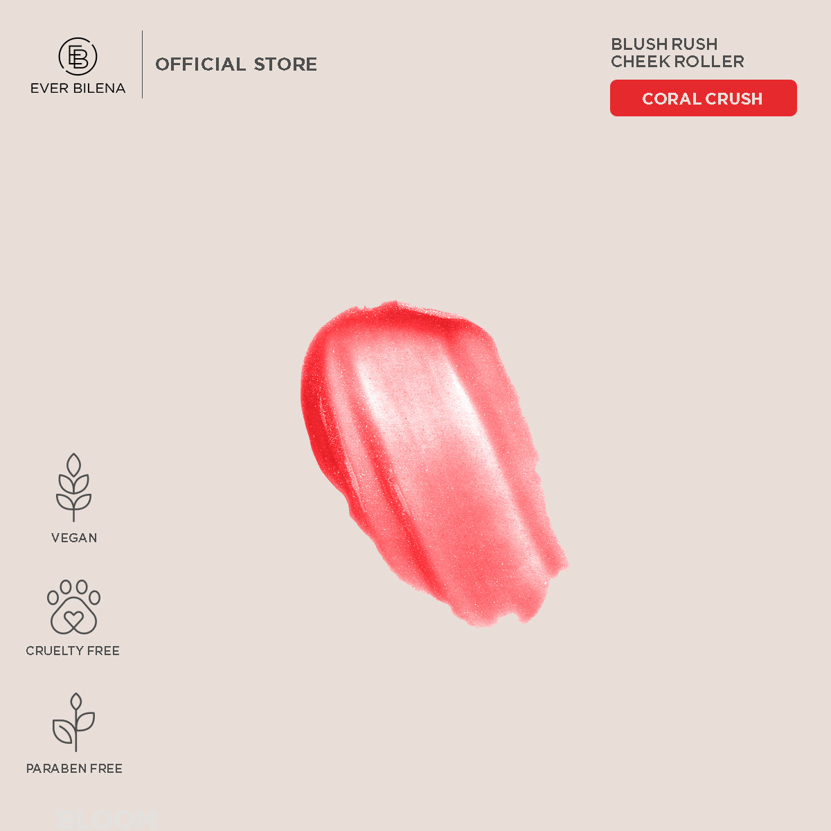 Ever Bilena Blush Rush Cheek Roller 8.5ml | Blush on and Cheek Tints Ever Bilena Blush Rush Cheek Roller 8.5ml | Blush on and Cheek Tints