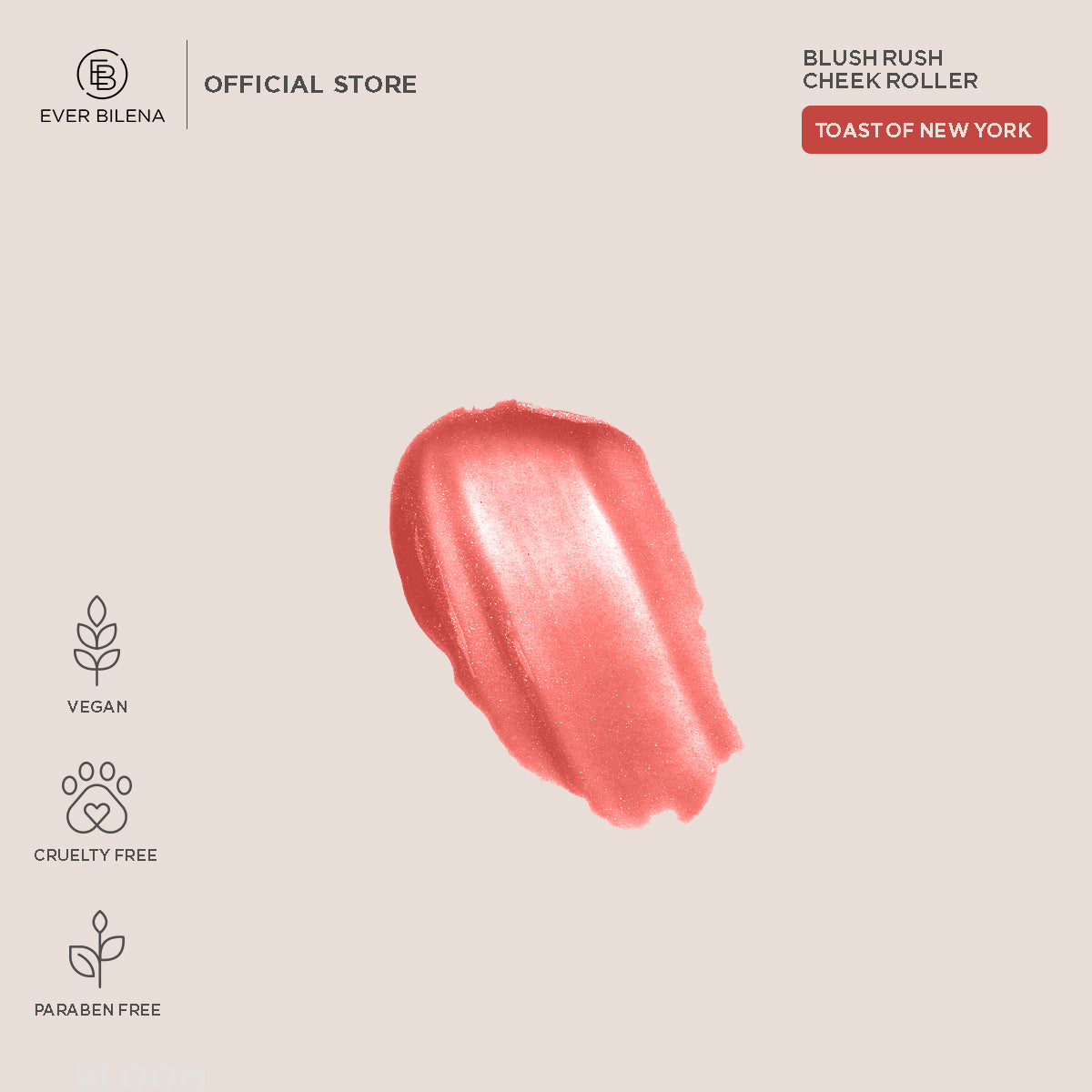 Ever Bilena Blush Rush Cheek Roller 8.5ml | Blush on and Cheek Tints Ever Bilena Blush Rush Cheek Roller 8.5ml | Blush on and Cheek Tints
