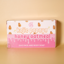 G21 Kojic Papaya Honey Oatmeal Duo Face and Body Soap 150g