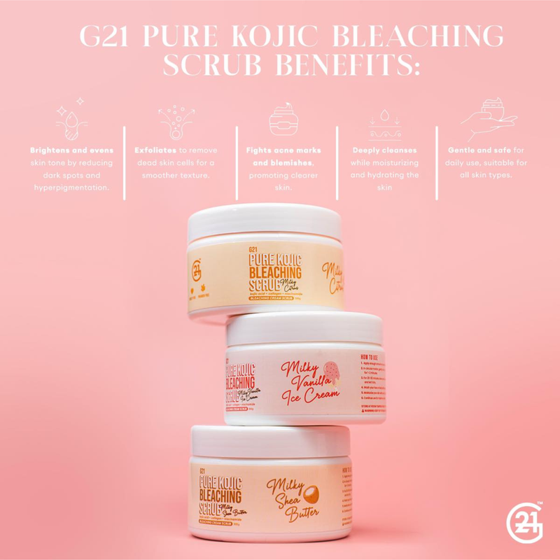 G21 Pure Kojic Bleaching Cream Scrub 300g
