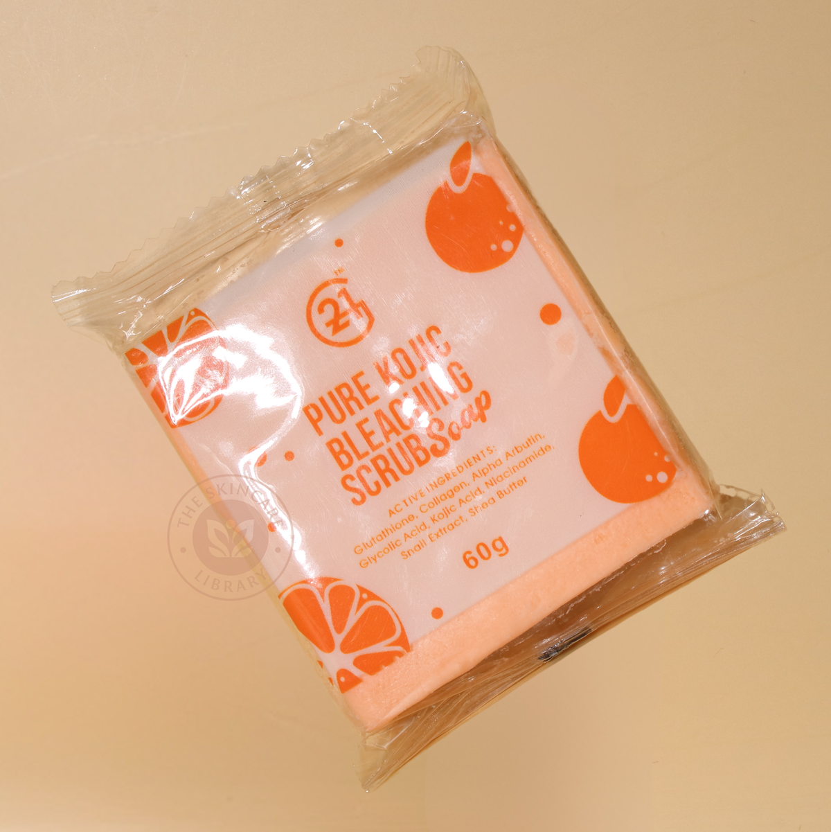 can glutathione remove tan G21 Pure Kojic Bleaching Scrub Soap 60g