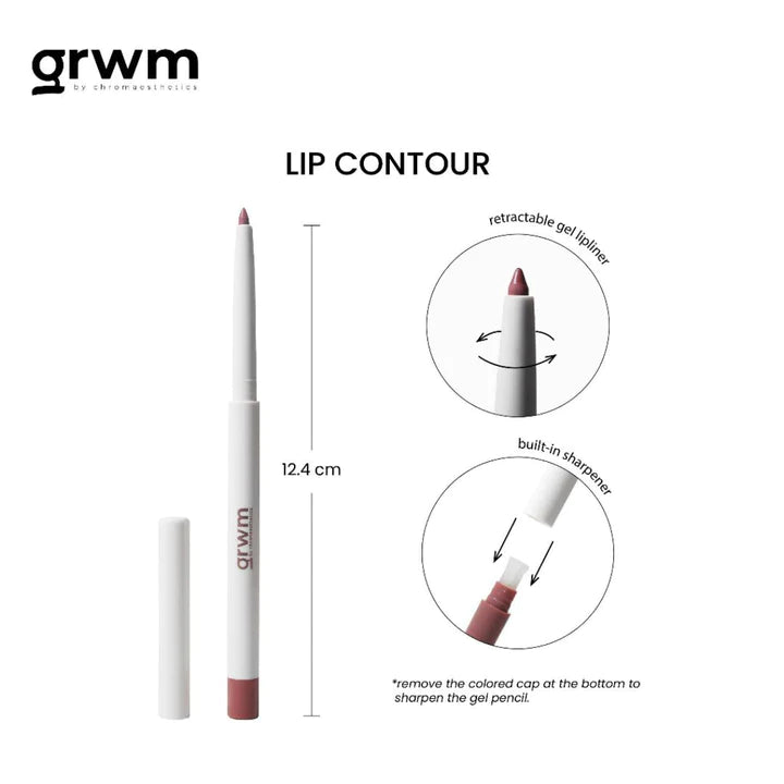 GRWM Lip Contour Retractable Gel Lip Liner 1pc | Lipstick, Liner and Lip Tint GRWM Lip Contour Retractable Gel Lip Liner 1pc | Lipstick, Liner and Lip Tint