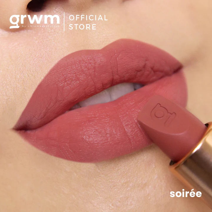 GRWM Cosmetics Lip Speak True Matte Lipstick 3.8g | Lipstick, Liner and Lip Tint GRWM Cosmetics Lip Speak True Matte Lipstick 3.8g | Lipstick, Liner and Lip Tint