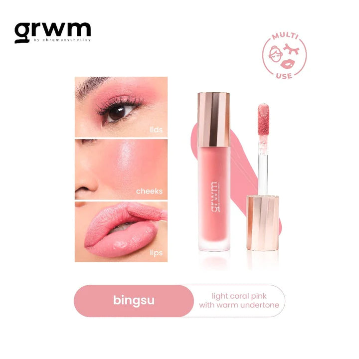 GRWM Cosmetics Milk Tint Multiuse Creamy Tint 9ml | Lipstick, Liner and Lip Tint GRWM Cosmetics Milk Tint Multiuse Creamy Tint 9ml | Lipstick, Liner and Lip Tint