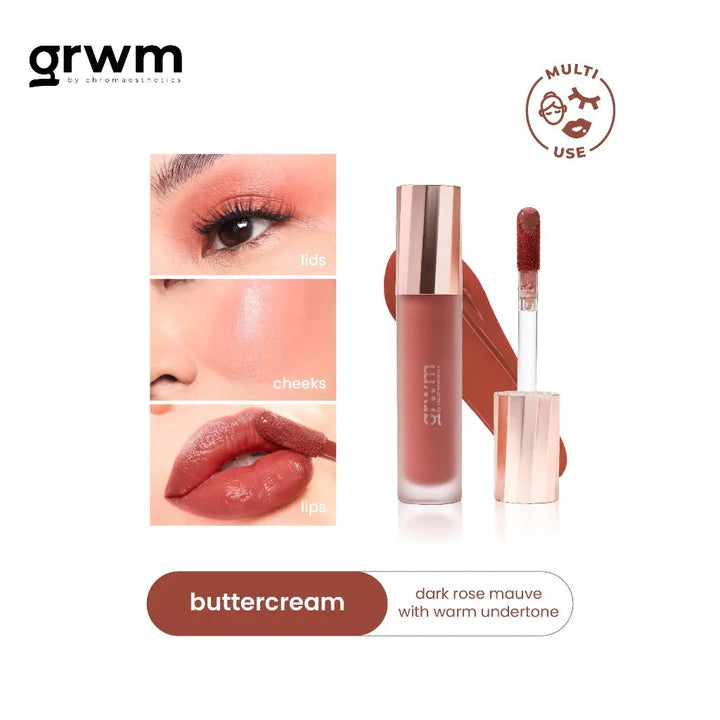 GRWM Cosmetics Milk Tint Multiuse Creamy Tint 9ml | Lipstick, Liner and Lip Tint GRWM Cosmetics Milk Tint Multiuse Creamy Tint 9ml | Lipstick, Liner and Lip Tint
