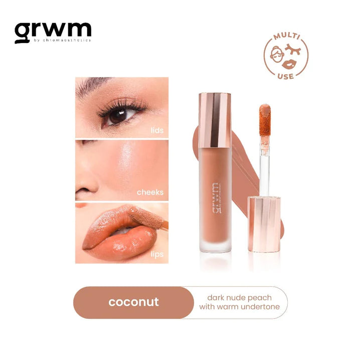GRWM Cosmetics Milk Tint Multiuse Creamy Tint 9ml | Lipstick, Liner and Lip Tint GRWM Cosmetics Milk Tint Multiuse Creamy Tint 9ml | Lipstick, Liner and Lip Tint