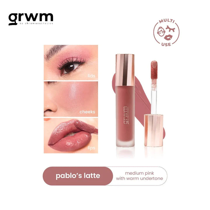 GRWM Cosmetics Milk Tint Multiuse Creamy Tint 9ml | Lipstick, Liner and Lip Tint GRWM Cosmetics Milk Tint Multiuse Creamy Tint 9ml | Lipstick, Liner and Lip Tint