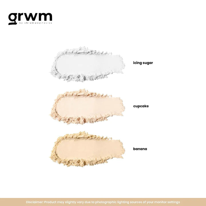 GRWM Cosmetics Powder Rush Translucent Pressed Powder 10g | Face Powder, BB Cream, CC Cream and Foundation GRWM Cosmetics Powder Rush Translucent Pressed Powder 10g | Face Powder, BB Cream, CC Cream and Foundation