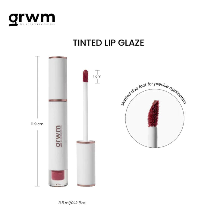 GRWM Cosmetics Tinted Lip Glaze 3.5ml | Lip Balm, Lip Oil, Lip Gloss and Lip Treatments GRWM Cosmetics Tinted Lip Glaze 3.5ml | Lip Balm, Lip Oil, Lip Gloss and Lip Treatments