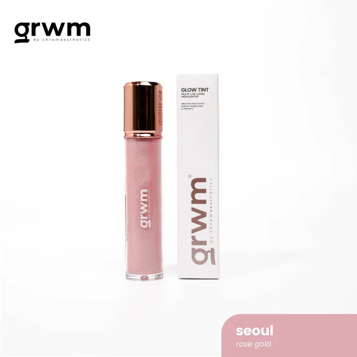 GRWM Cosmetics Glow Tint Multiuse Liquid Highlighter 10ml | Bronzer, Contour and Highlighter GRWM Cosmetics Glow Tint Multiuse Liquid Highlighter 10ml | Bronzer, Contour and Highlighter