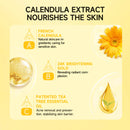 Gmeelan Calendula 24K Gold Brightening Essential Oil Soap 100g