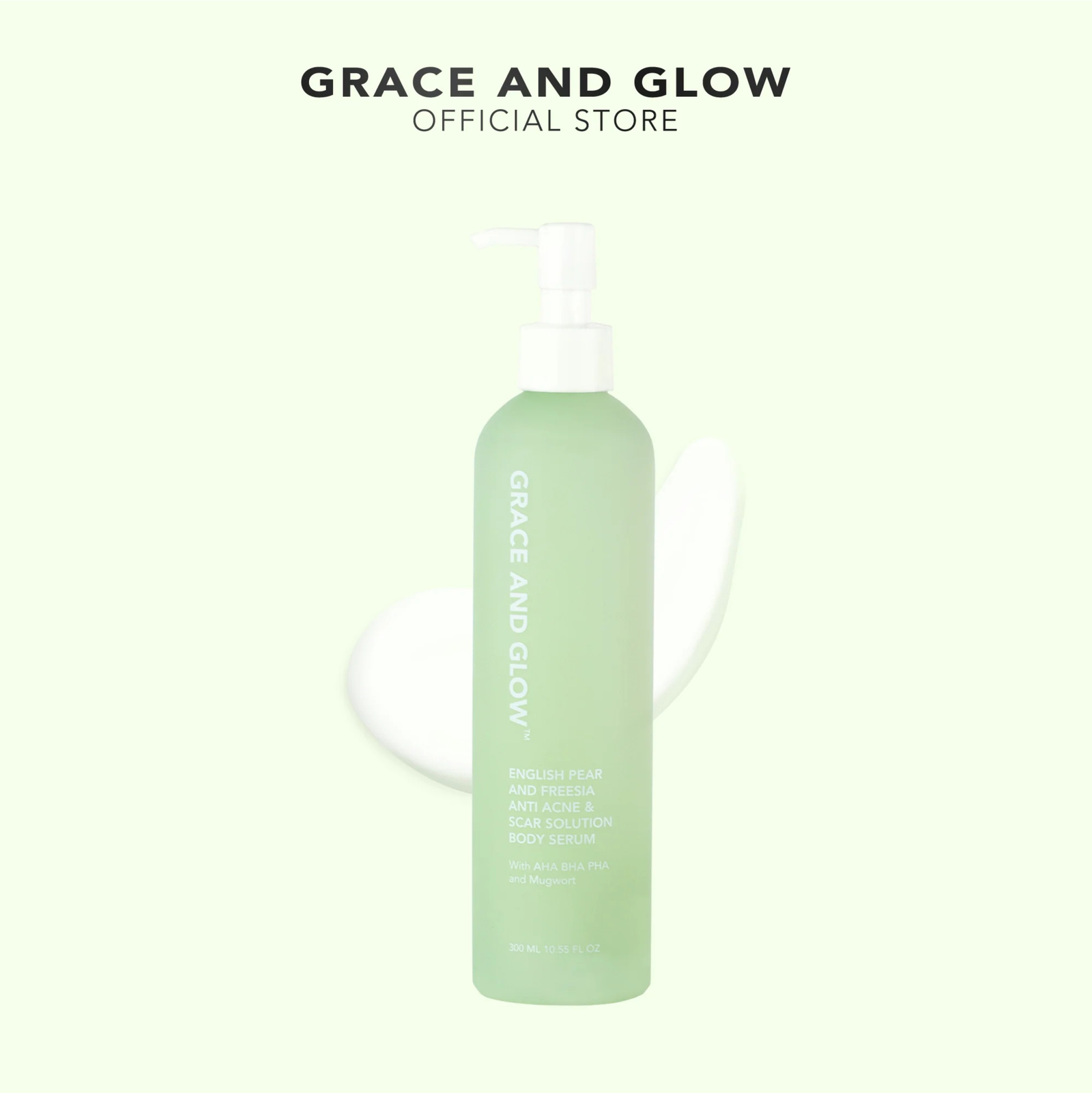 Grace and Glow English Pear and Freesia Acne Body Serum 300ml | Body Serum Grace and Glow English Pear and Freesia Acne Body Serum 300ml | Body Serum