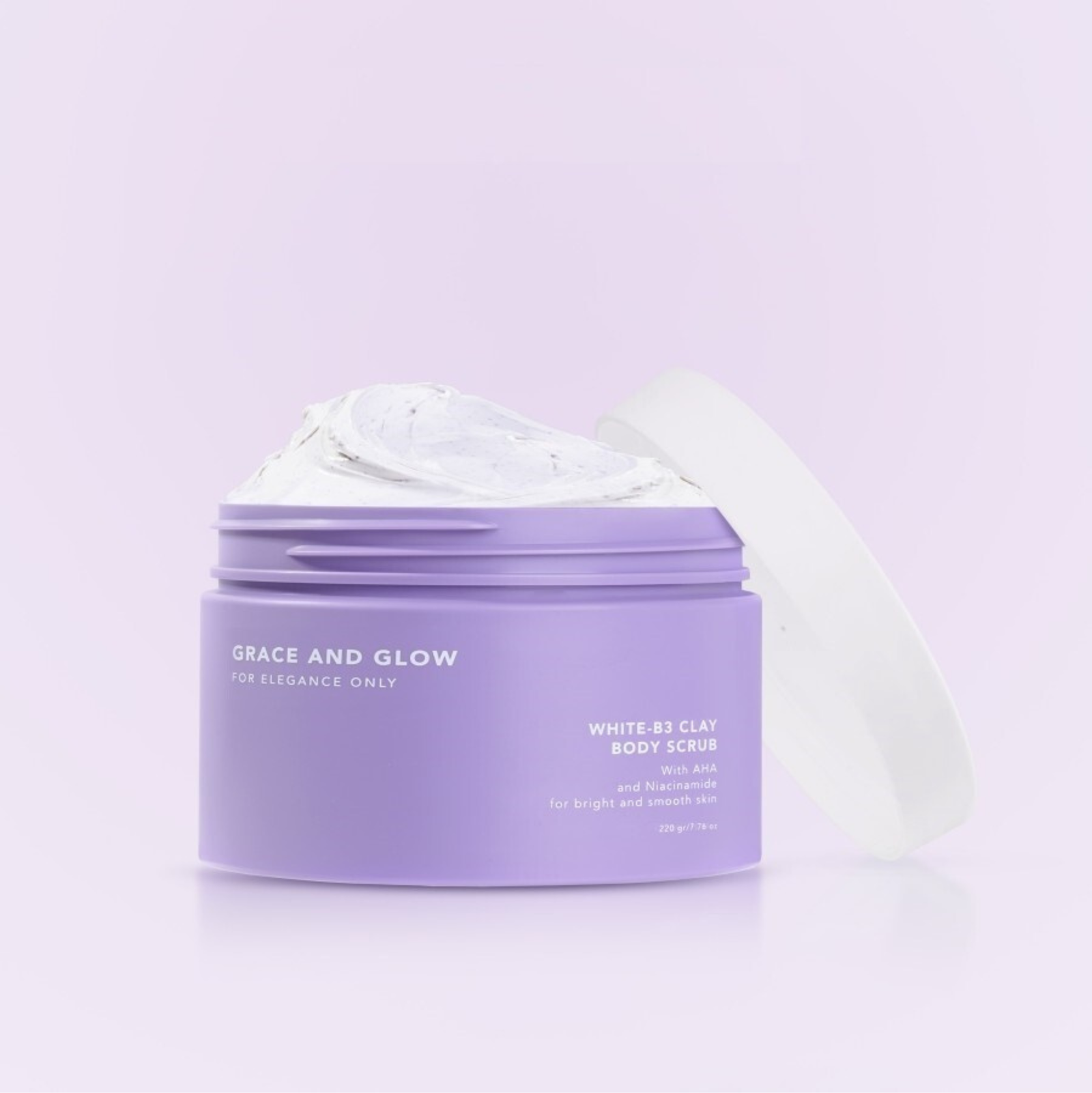 Grace and Glow White-B3 Clay Body Scrub 220g | Body Scrub Grace and Glow White-B3 Clay Body Scrub 220g | Body Scrub