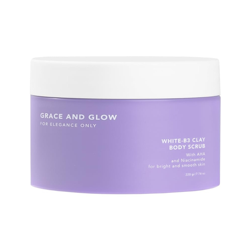 Grace and Glow White-B3 Clay Body Scrub 220g