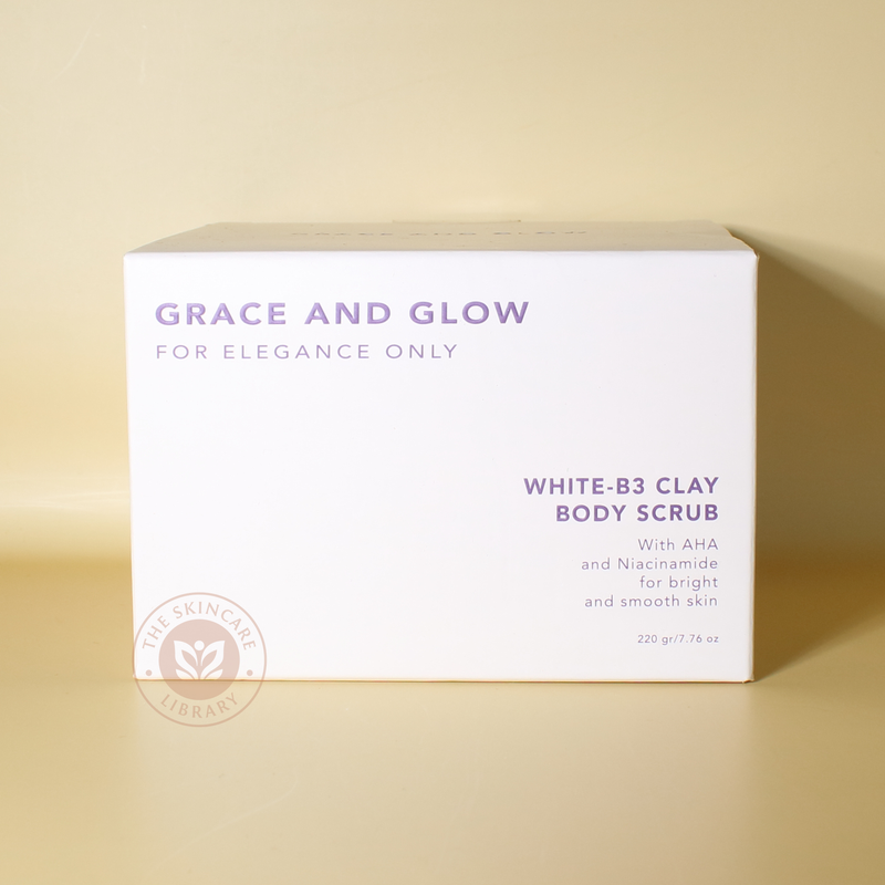 Grace and Glow White-B3 Clay Body Scrub 220g