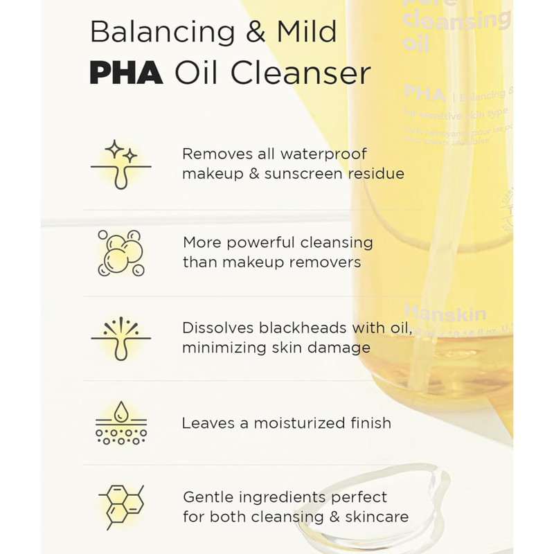 Hanskin PHA Pore Cleansing Oil 300ml