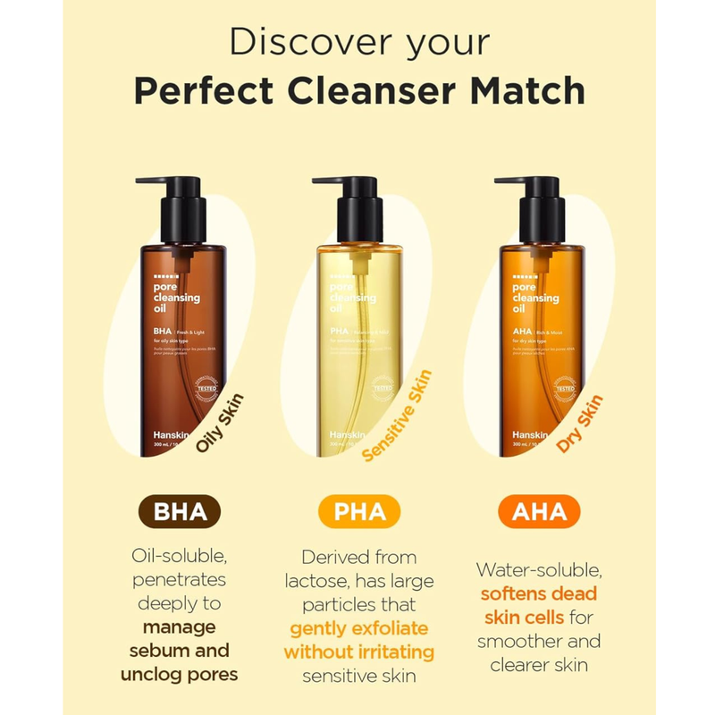 Hanskin PHA Pore Cleansing Oil 300ml