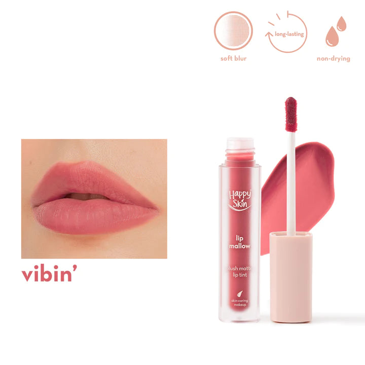 Happy Skin Lip Mallow Plush Matte Lip Tint 4.5ml