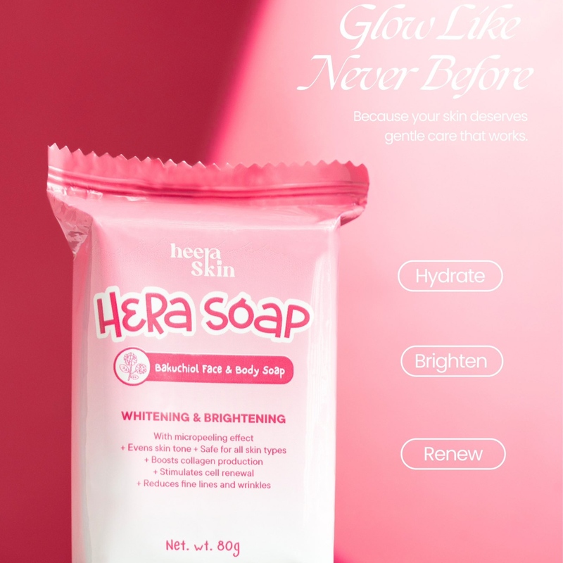 Heera Skin Hera Soap Bakuchiol Face & Body Soap 80g