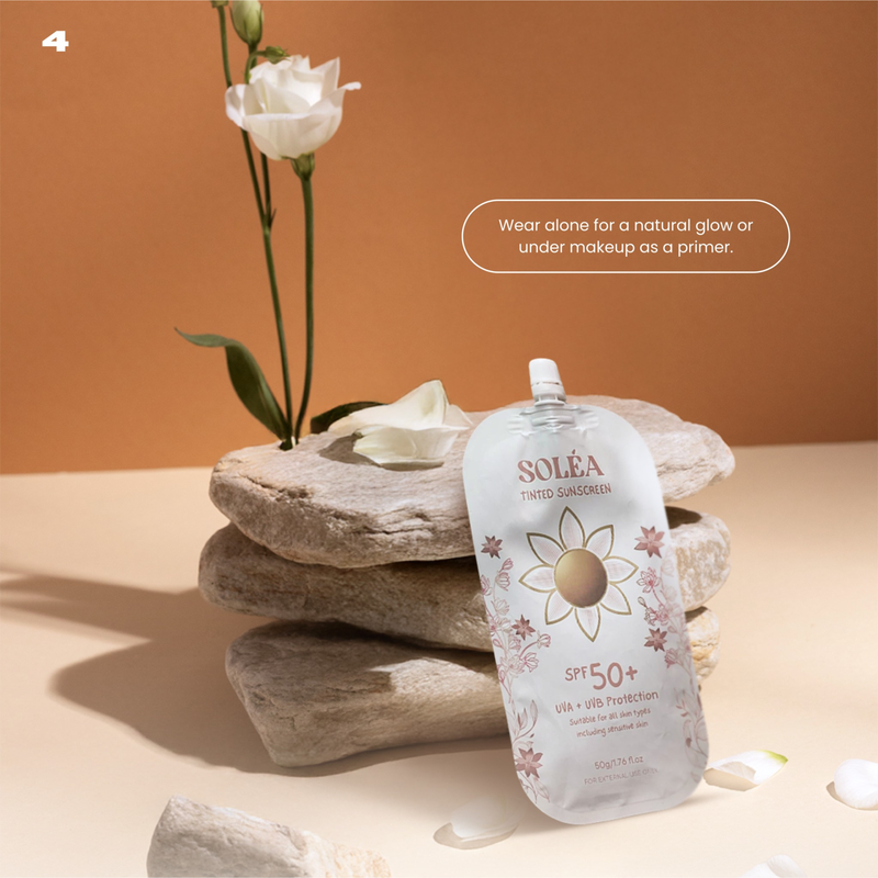 Heera Skin Solea Tinted Sunscreen SPF50 50g