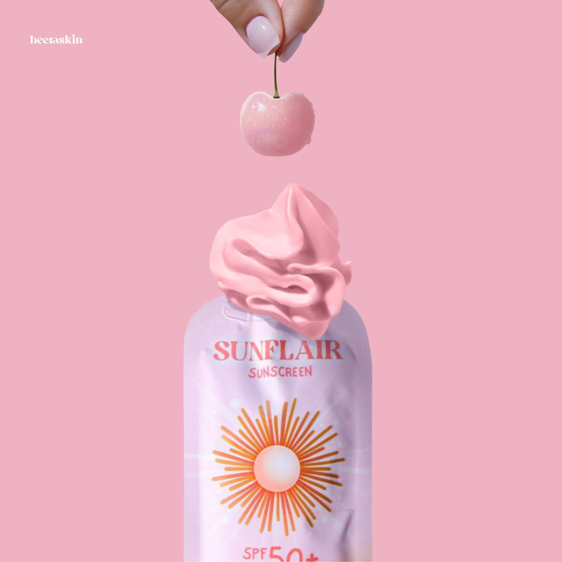 Heera Skin Sunflair Sunscreen SPF50 50g