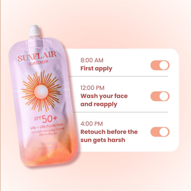 Heera Skin Sunflair Sunscreen SPF50 50g