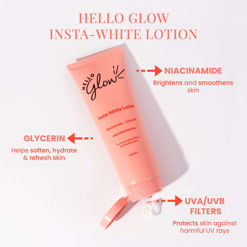 Hello Glow Insta-White Lotion 250ml