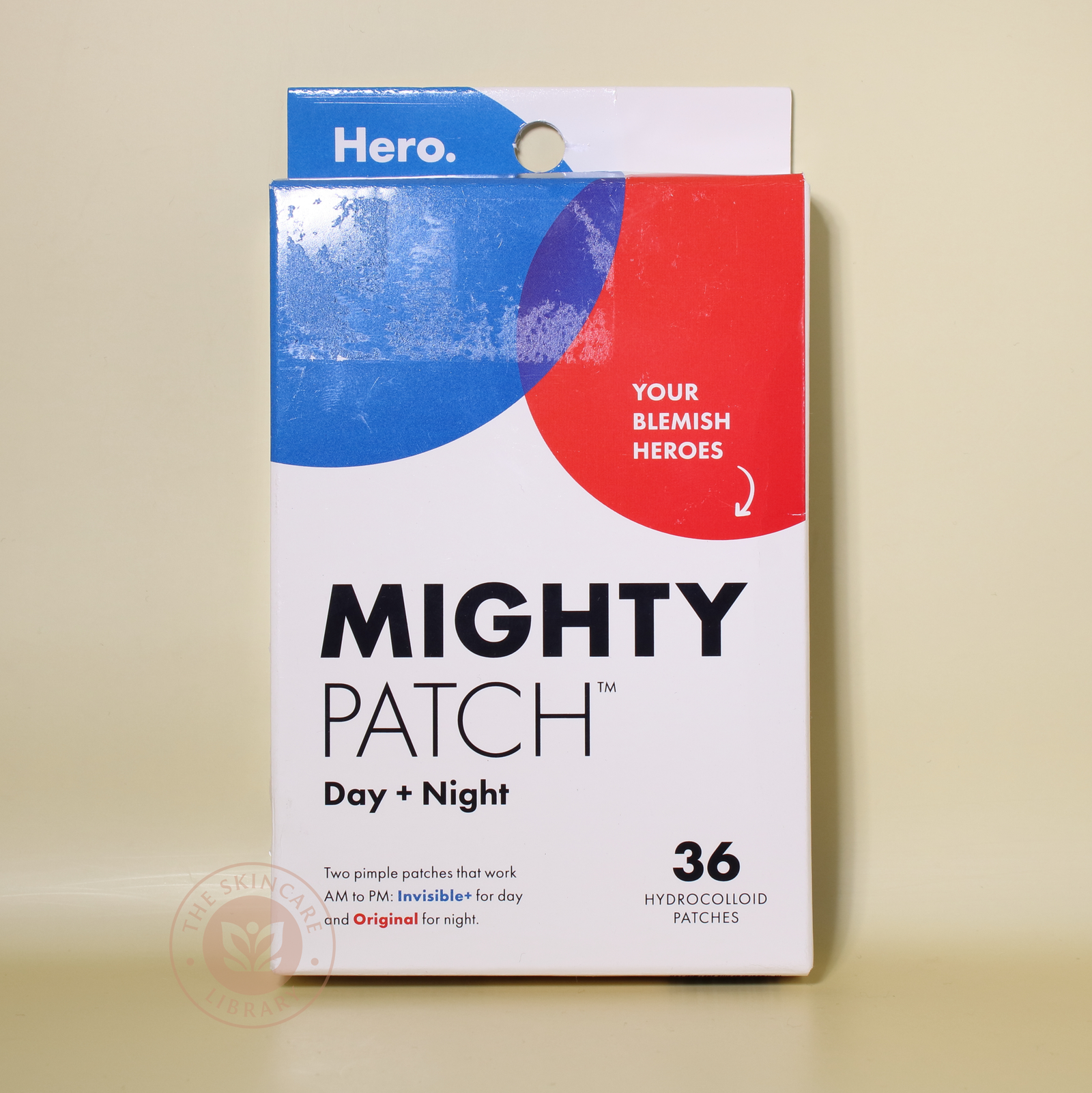 Hero Cosmetics Mighty Patch Day + Night, 36 patches | Acne Spot Treatment, Patches and Nose Strips
