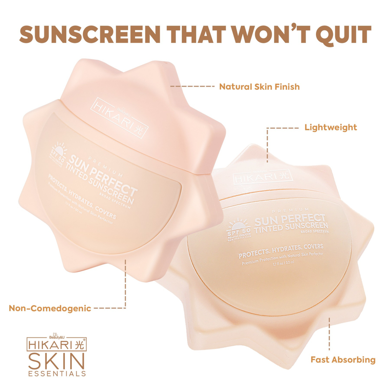 Hikari Skin Essentials Premium Sun Perfect Tinted Sunscreen SPF50 50ml